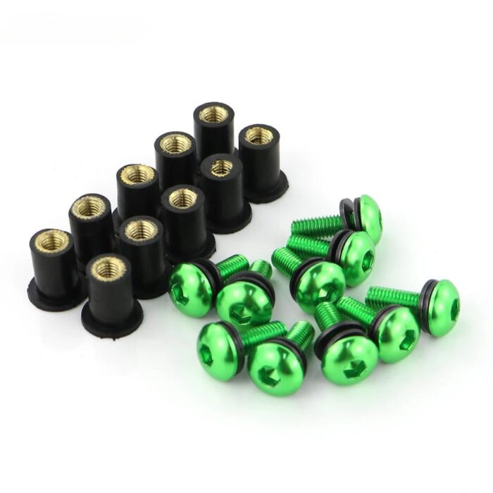 Kåp-glas skruv med gummiexpander 10-pack - Bild 3