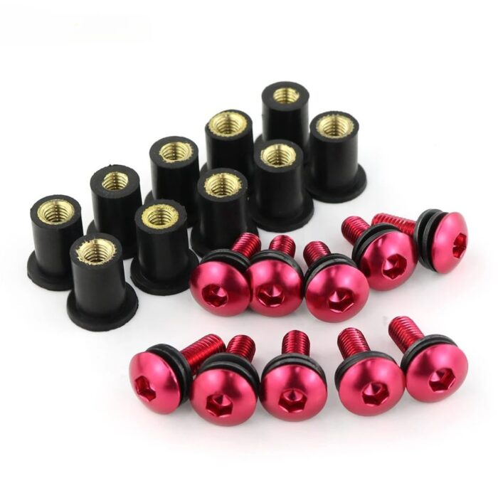 Kåp-glas skruv med gummiexpander 10-pack - Bild 4