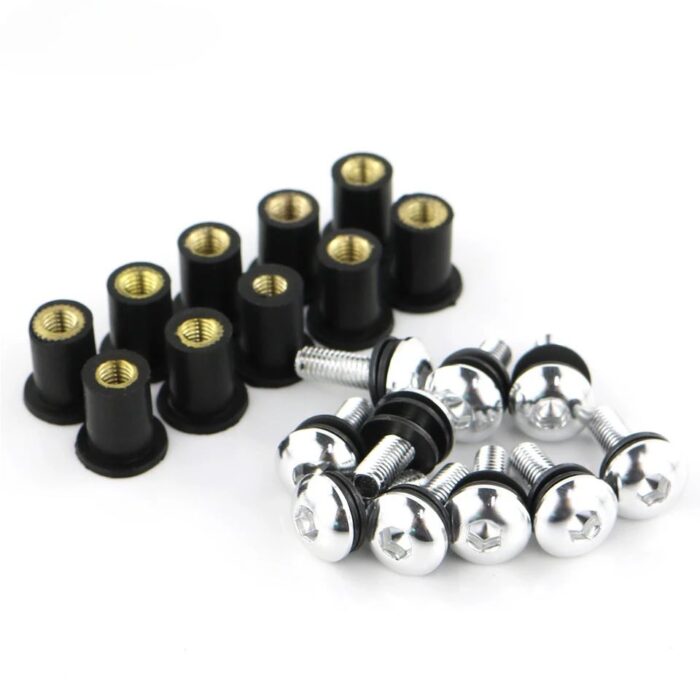 Kåp-glas skruv med gummiexpander 10-pack - Bild 5