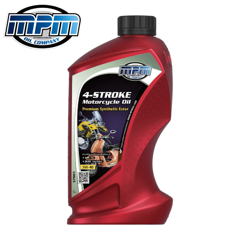 4-Stroke Motorcycle Oil 5W-40 Premium Synthetic Ester 1L