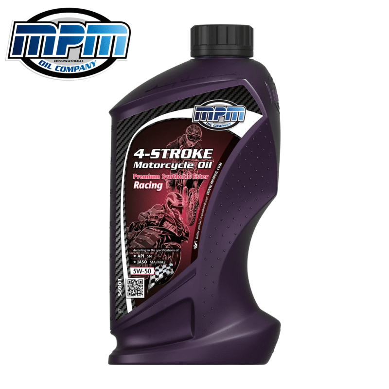 4-Stroke Motorcycle Oil 5W-50 Premium Synthetic Ester Racing 1L