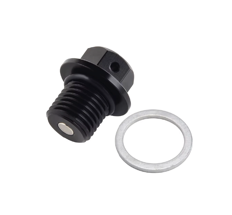 Oljeplugg Aluminium Svart – Magnetisk, Najbar