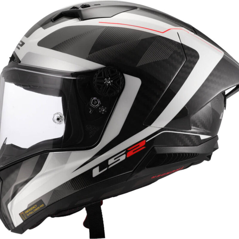 LS2 FF805 Thunder RAUTE Gloss White Grey