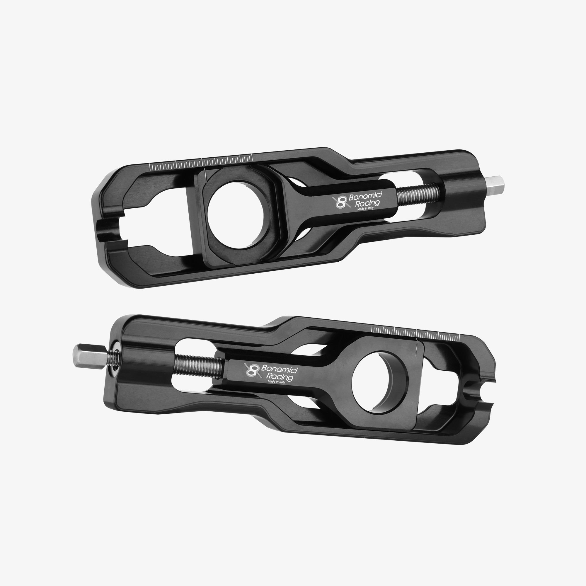 Aluminum Kedjejusterare Kawasaki ZX-10R 16> - BLACK
