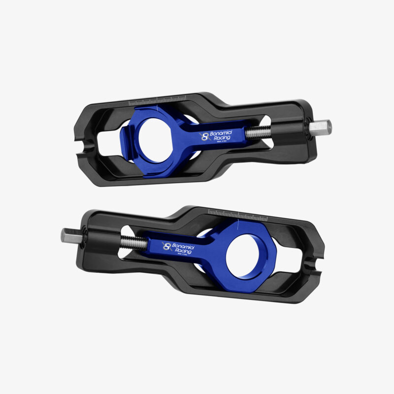 Aluminum Kedjejusterare Yamaha YZF R1/MT-10 15-19 - BLUE