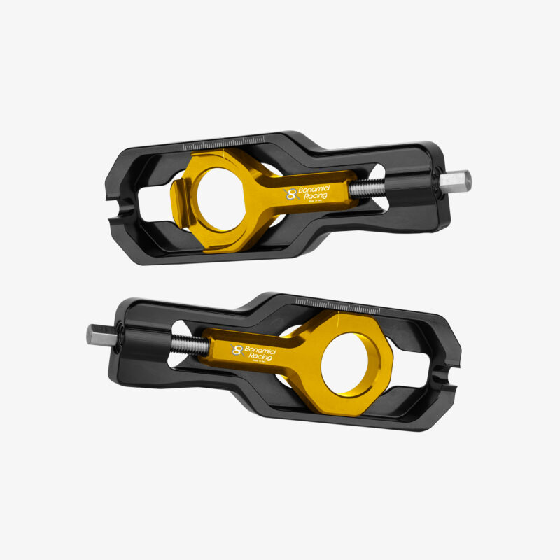 Aluminum Kedjejusterare Yamaha YZF R1/MT-10 15-19 - GOLD