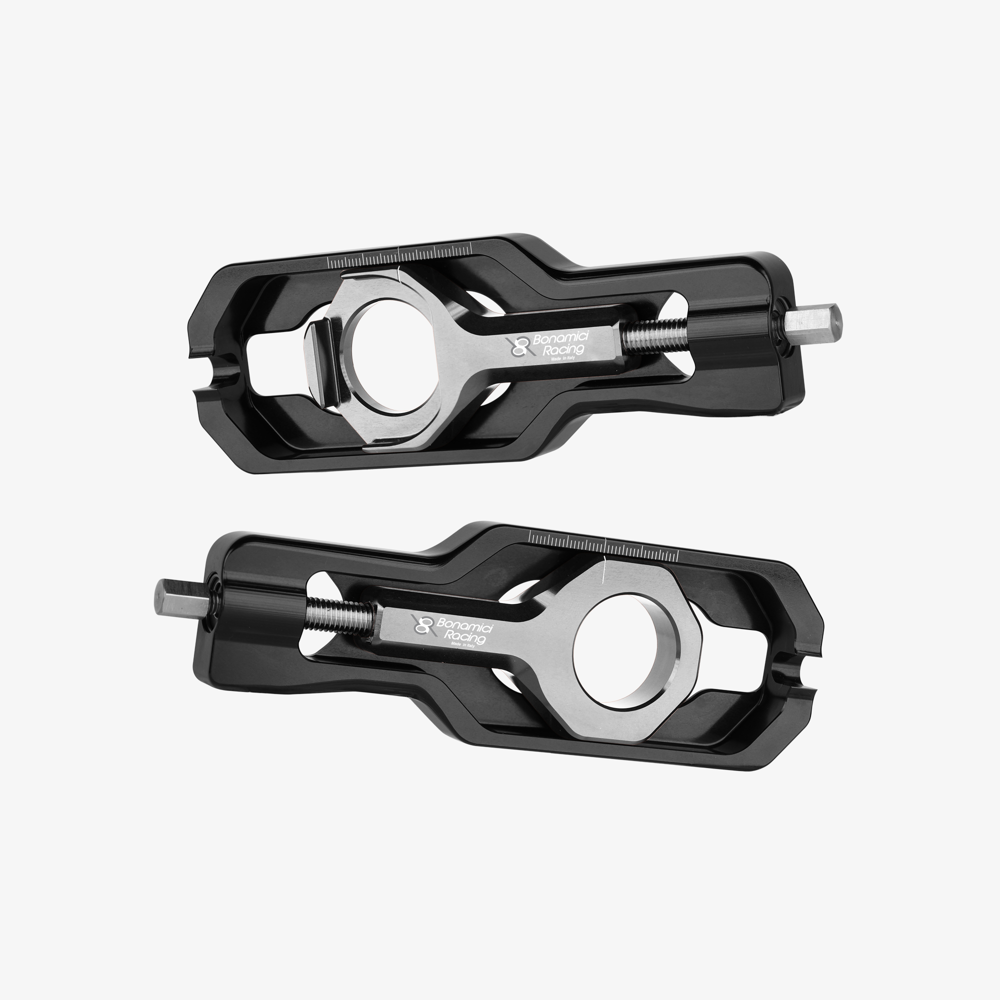 Aluminum Kedjejusterare Yamaha YZF R1/MT-10 15-19 - SILVER