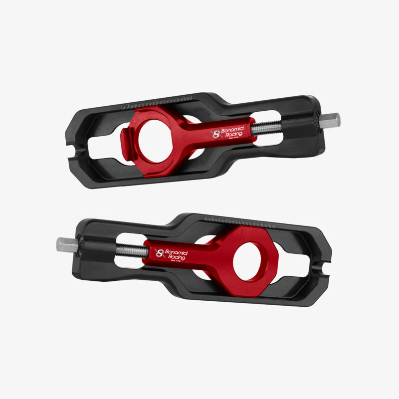 Aluminum Kedjejusterare Suzuki GSX-R 1000 17> - RED
