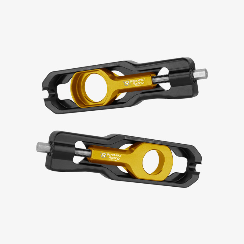 Aluminum Kedjejusterare Yamaha YZF R6 17> - GOLD