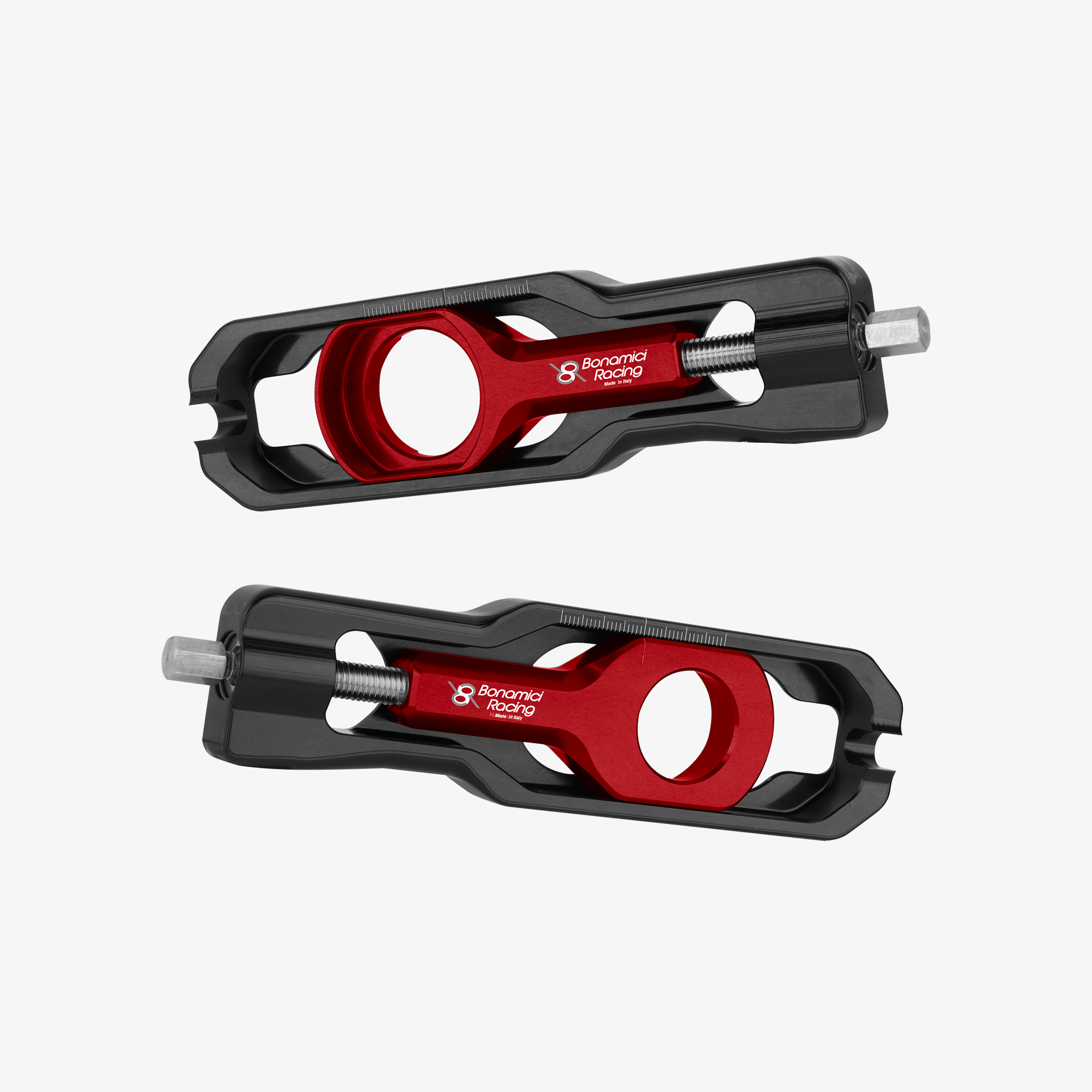 Aluminum Kedjejusterare Yamaha YZF R6 17> - RED