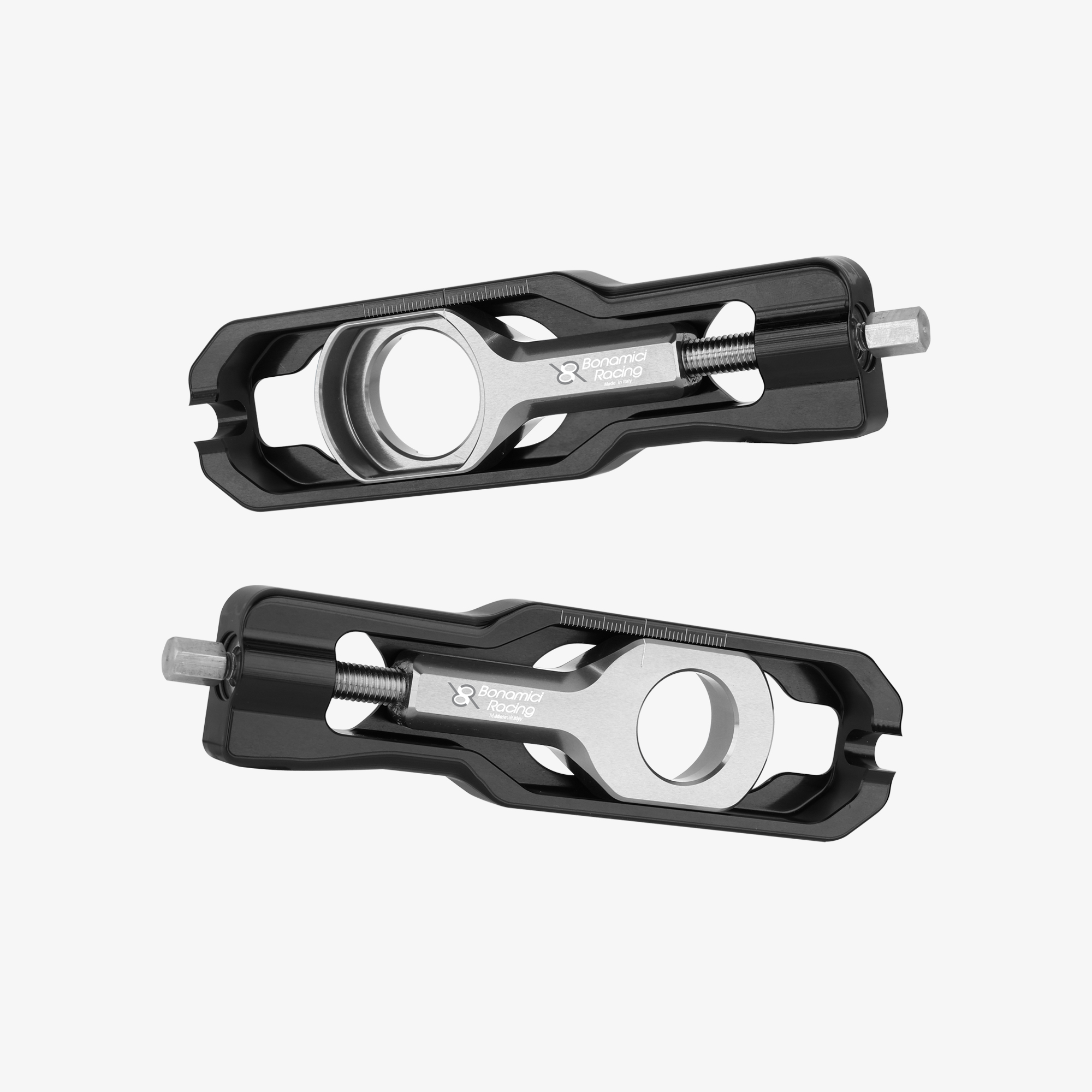 Aluminum Kedjejusterare Yamaha YZF R6 17> - SILVER