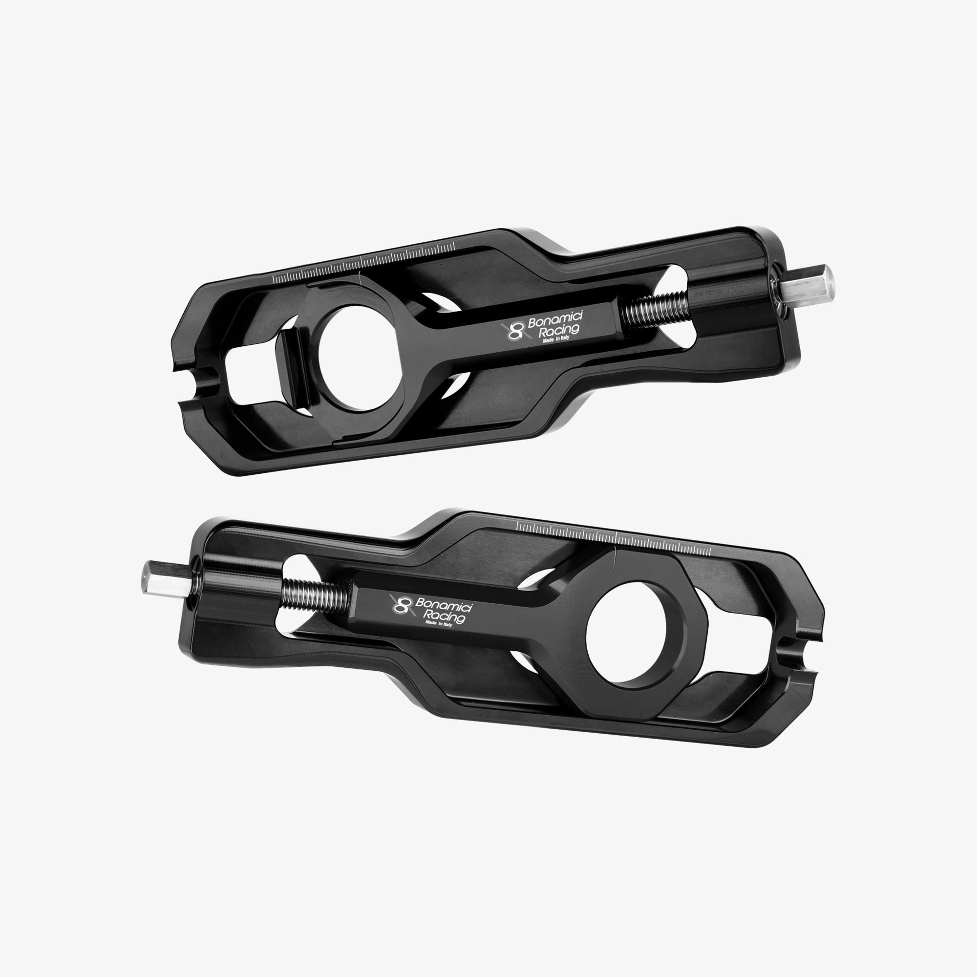 Aluminum Kedjejusterare Yamaha YZF R1 20> - BLACK