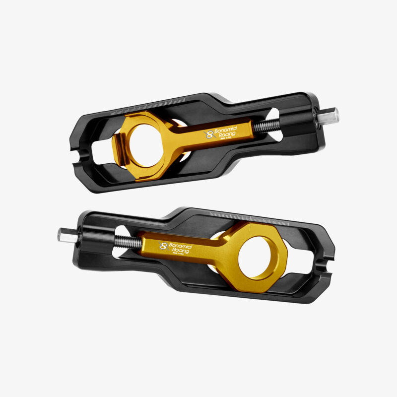 Aluminum Kedjejusterare Yamaha YZF R1 20>  - GOLD