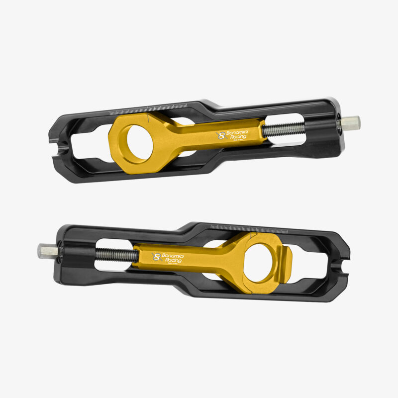 Aluminum Kedjejusterare Aprilia RSV4-RSV4 Factory-Tuono V4 21> - GOLD