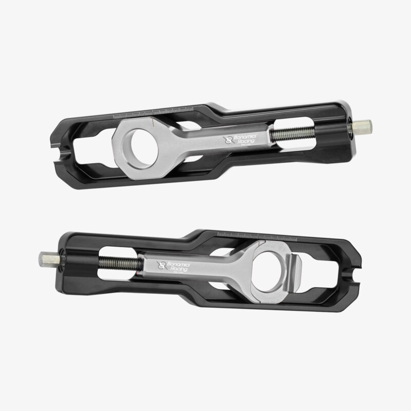 Aluminum Kedjejusterare Aprilia RSV4-RSV4 Factory-Tuono V4 21> - SILVER