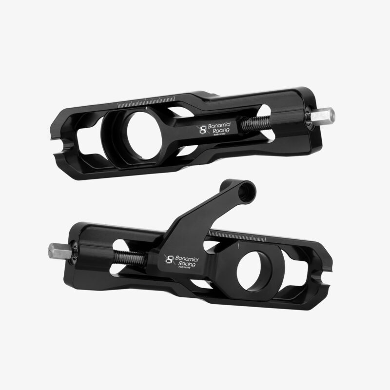 Aluminum Kedjejusterare with brake caliper support Yamaha R9 2025