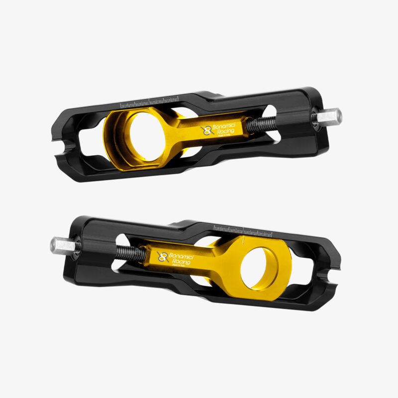 Aluminum Kedjejusterare Yamaha R9 2025 - GOLD