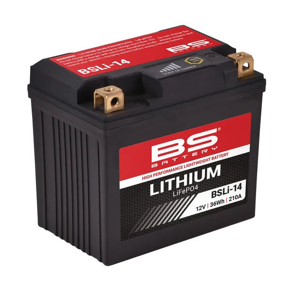 BSLi-14 Lithium LiFePO4-batteri för MC