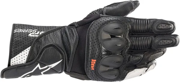 Alpinestars SP-2 v3 Leather MC-handskar - Svart/Vit