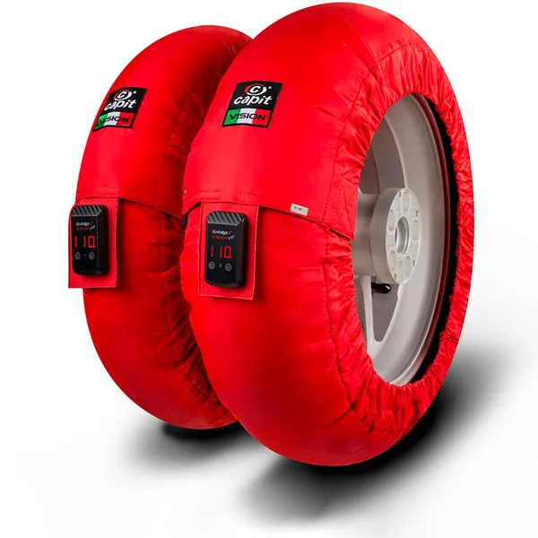 Capit Suprema Vision däckvärmare MC – Superbike M/XXL – Röd