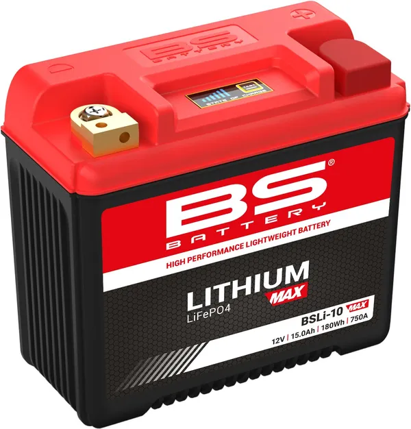 BSLi-10 MAX Lithium Max LiFePO4-batteri för MC