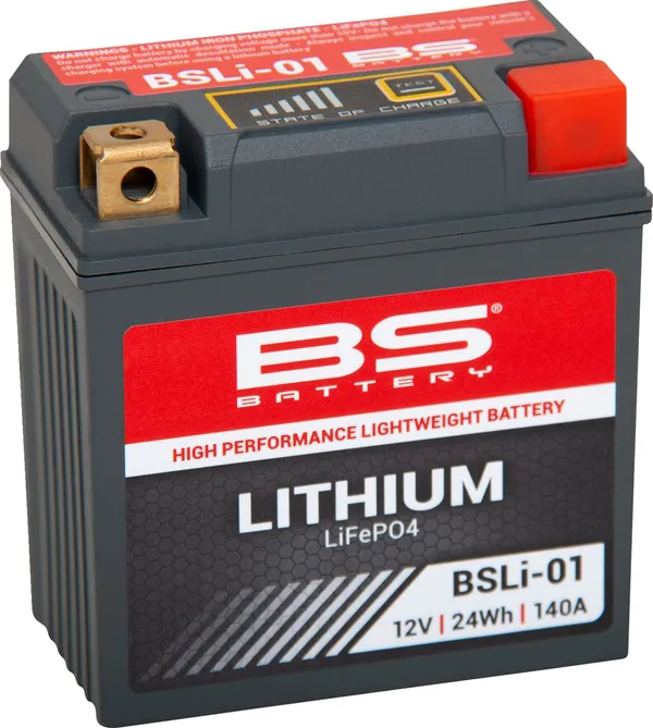 BSLi-01 Lithium LiFePO4-batteri för MC