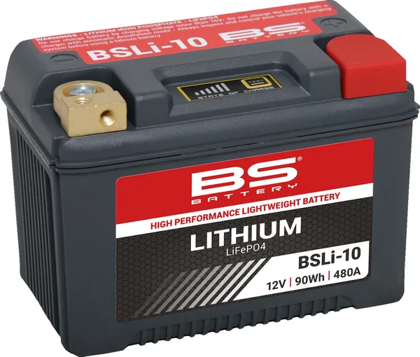 BSLi-10 Lithium LiFePO4-batteri för MC