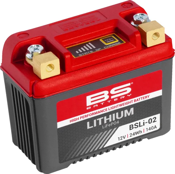 BSLi-02 Lithium LiFePO4-batteri för MC