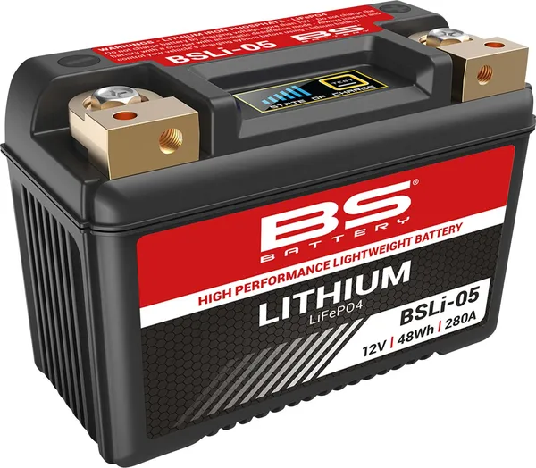 BSLi-05 Lithium LiFePO4-batteri för MC