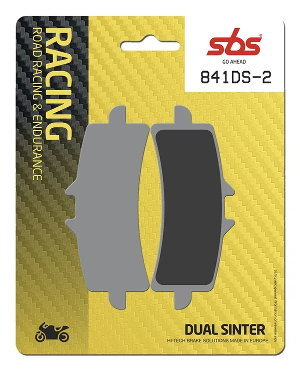 SBS DS-2 Dual Sinter Racing bromsbelägg